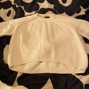 White MANGO sweater